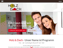 Tablet Screenshot of holzunddach.de